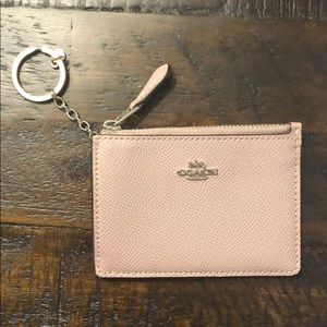 Coach card carrier keychain